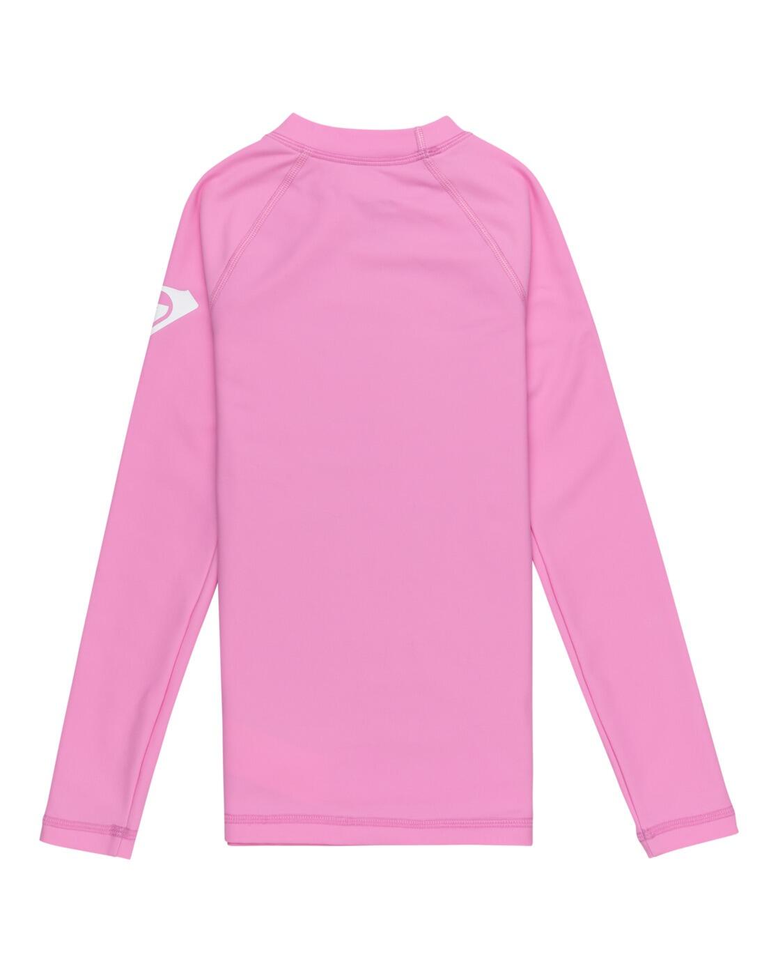 Camiseta surf con manga larga UPF 50 GIRL HEATER Rosa Niña 2/3