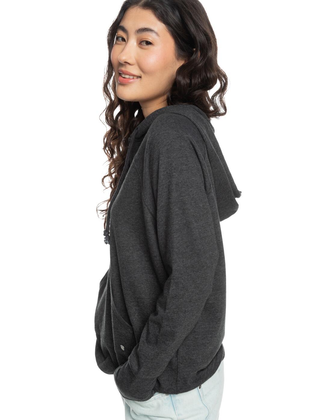 Sweat à capuche DESTINATION SURF Noir Femme 3/4
