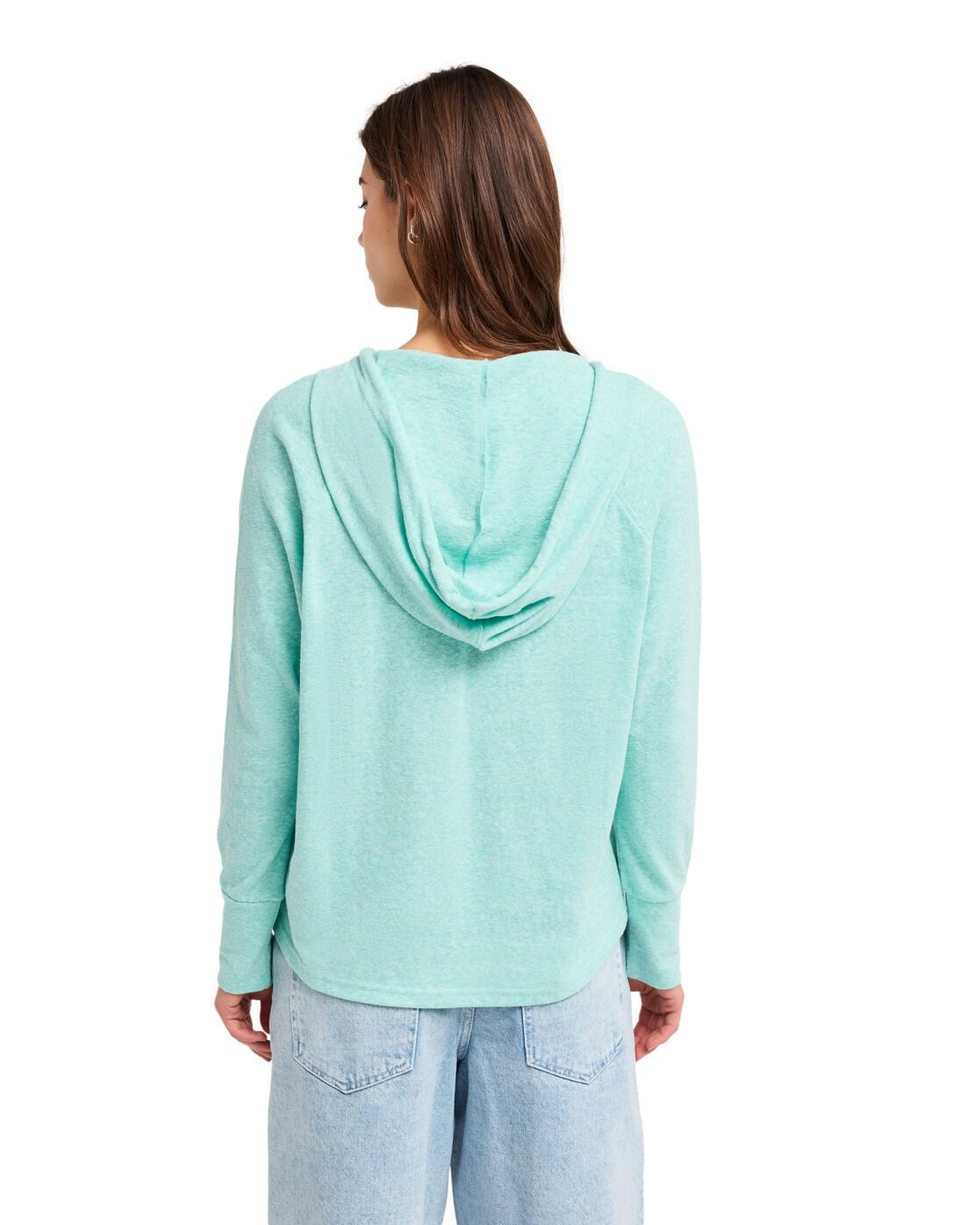 Sweat à capuche DESTINATION SURF Bleu Femme 2/4