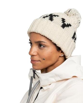 Gorro de la marca Roxy Tonic para mujer en color beige.