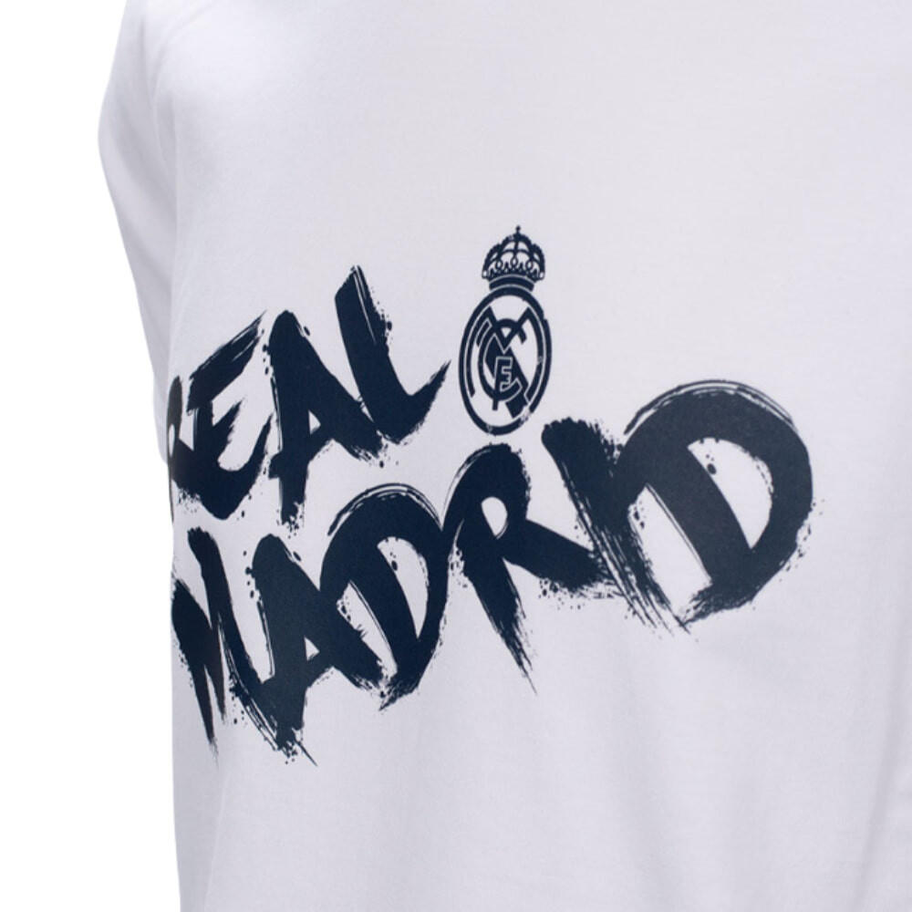 Das minimalistische T-Shirt von Real Madrid – weiß 3/5