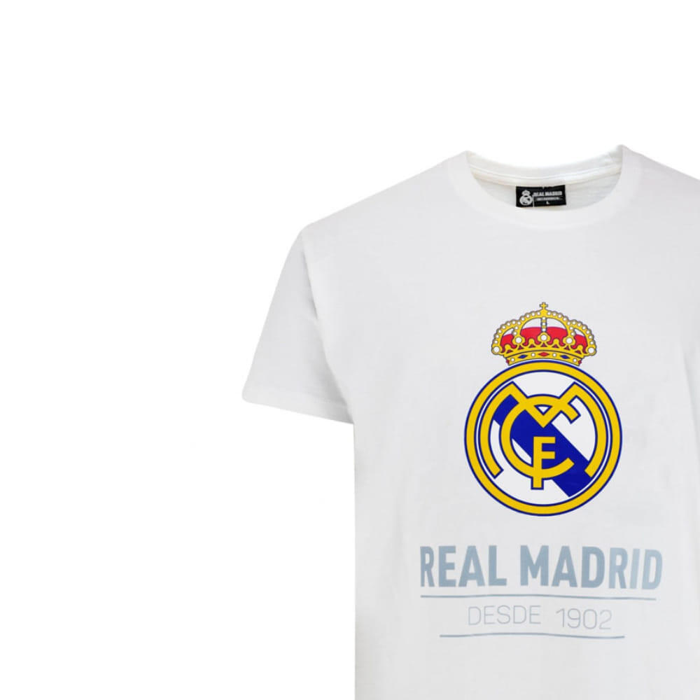 Kinder-T-Shirt mit dem Real Madrid-Wappen 4/5