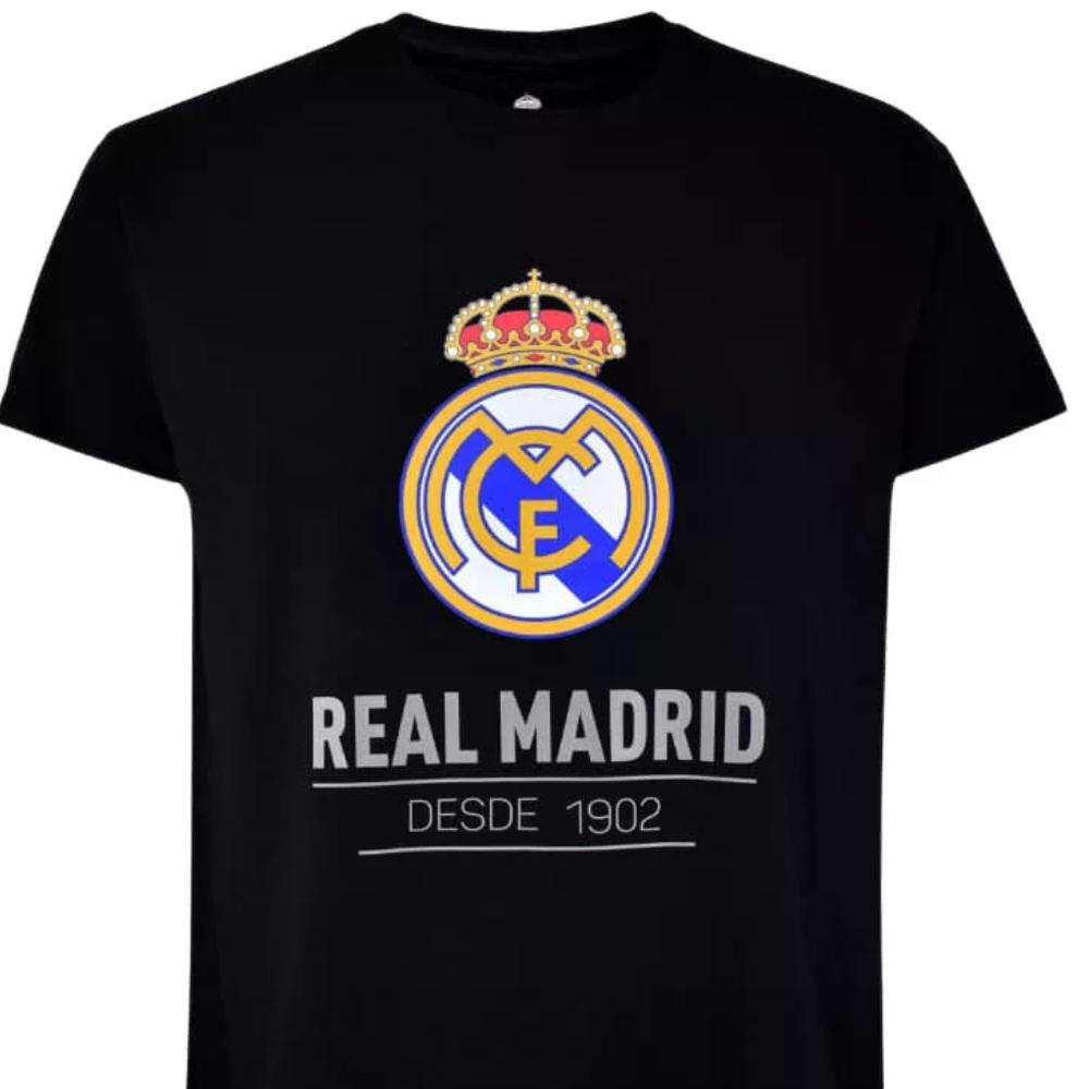 Camiseta negra Real Madrid Legacy - Junior 2/3