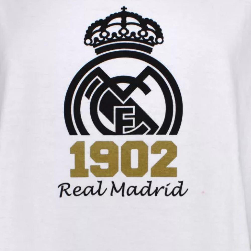 Real Madrid 1902 - tricou alb cu stemă - L 3/3