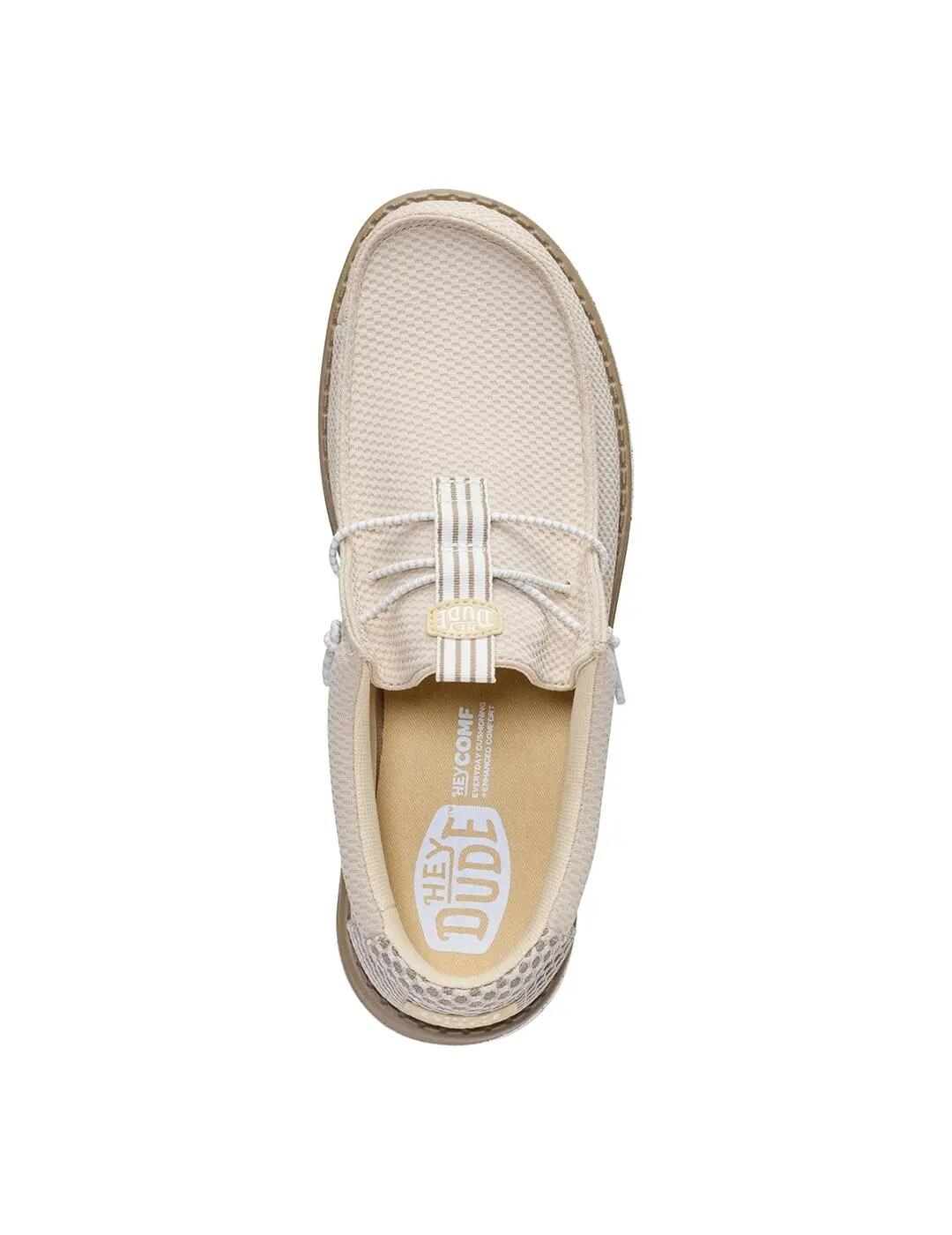 Buty HEY DUDE WALLY MESH NEUTRALS Beżowy 7/7