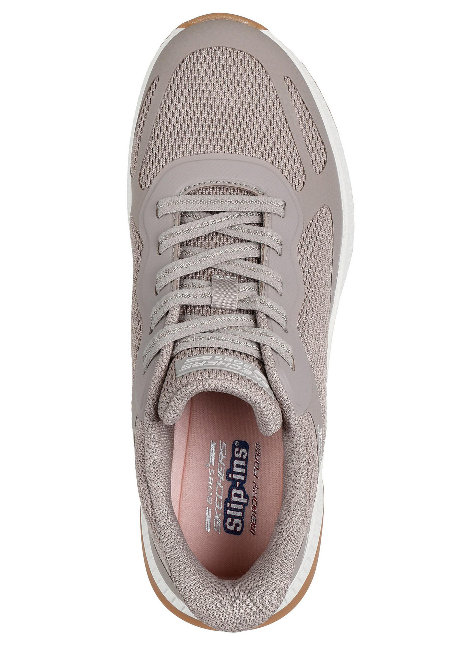 Scarpe Da Ginnastica Skechers Modello Bobs Squad 4 Staple Look Colore Cachi 4/5
