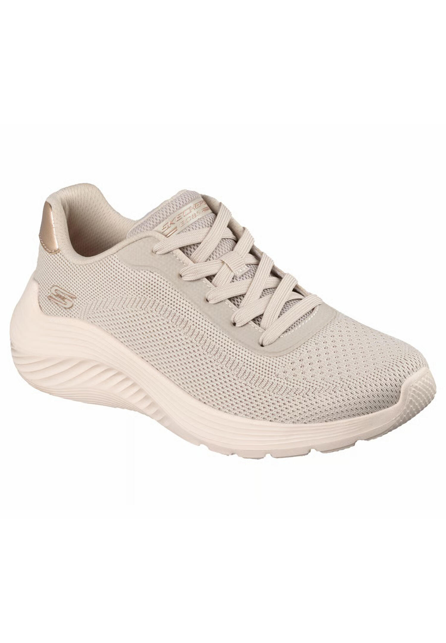 Buty SKECHERS BOBS SQUAD WAVES CURRENT Beżowy