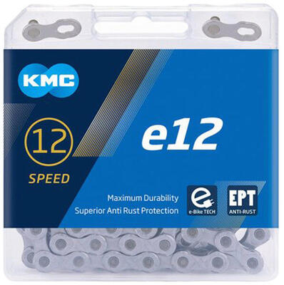 Kmc e12 ept 12-speed ketting 1/2 x 11/128" 130 schakels