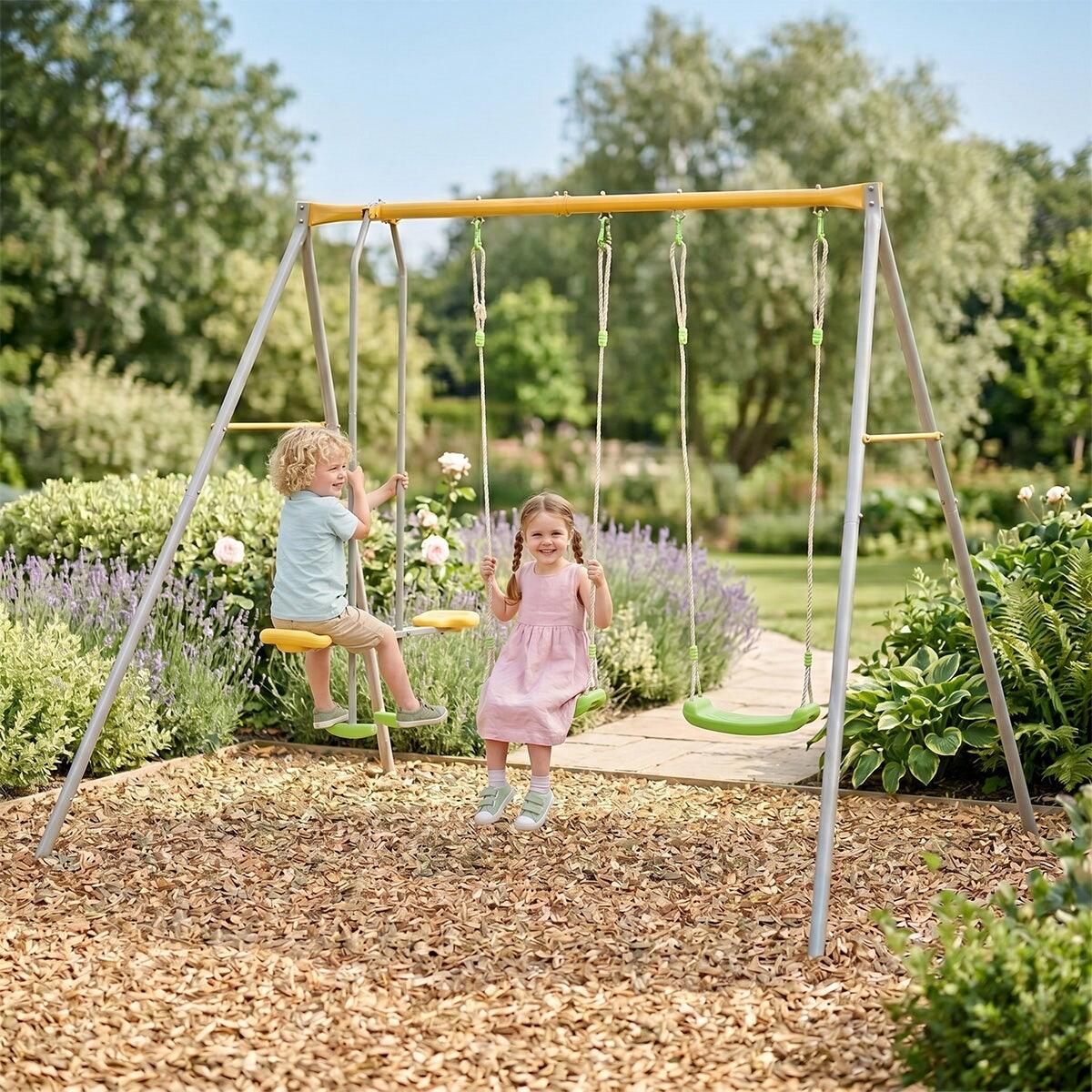 Portique métal 1,90 m Agility BRIOSO 4 enfants 2/7