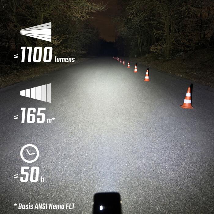 KIT DE ILUMINAÇÃO DE ALTA POTÊNCIA PARA BICICLETAS BUSTER 1100 / BUSTER RL 150 7/9