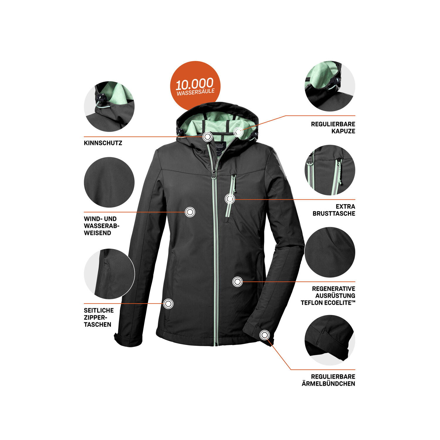 Damen Softshelljacke KOS 89 WMN SFTSHLL JCKT 5/7
