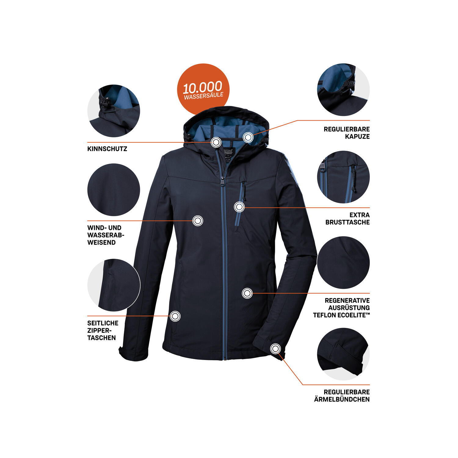 Damen Softshelljacke KOS 89 WMN SFTSHLL JCKT 5/6