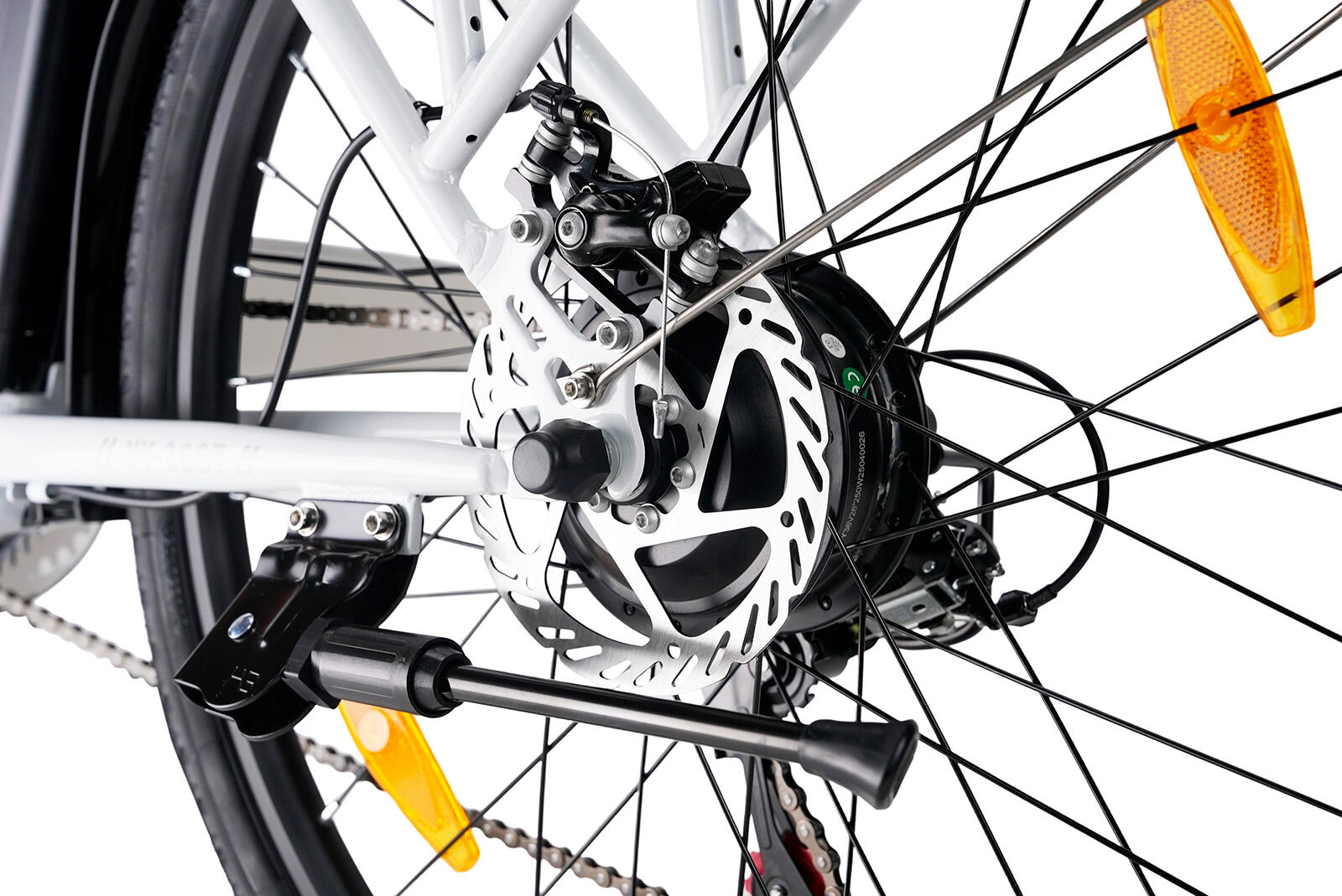 E-Bike entrada baja YY26 80km bicicleta eléctrica unisex negro 6/7