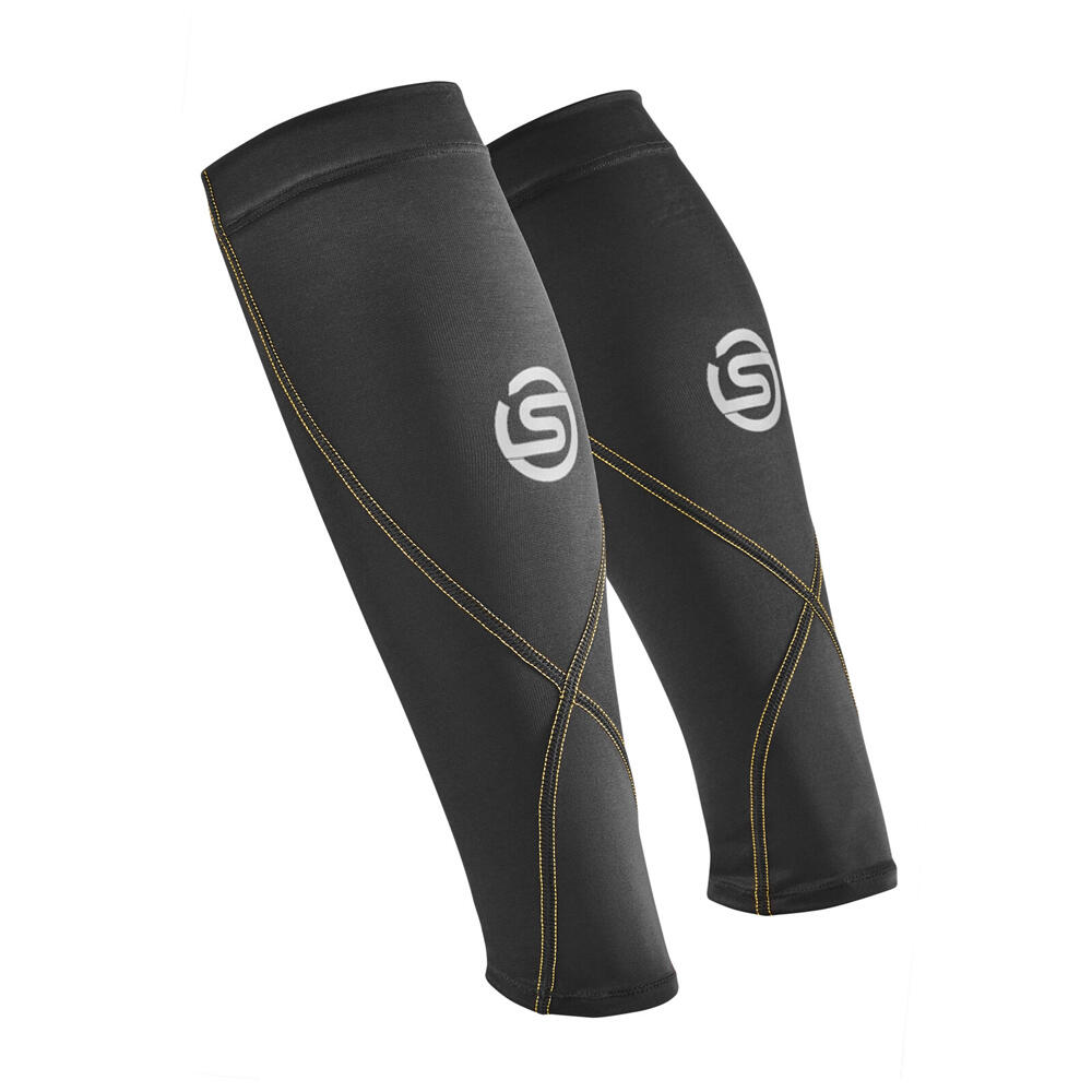 SKINS Unisex Series-3 Running/Gym Recovery MX Calf Sleeve Black