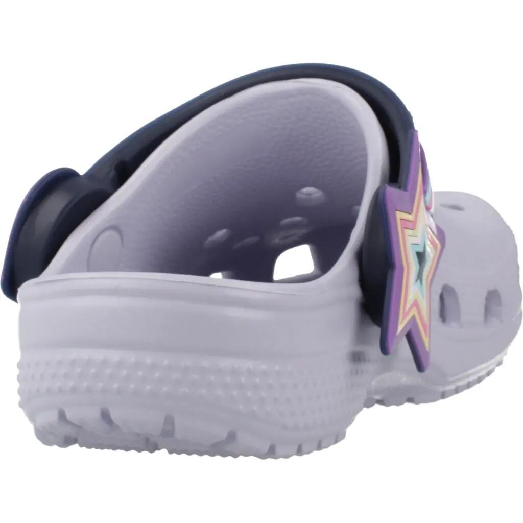 Sandały CROCS CLASSIC LIGHTS Fioletowy 3/5