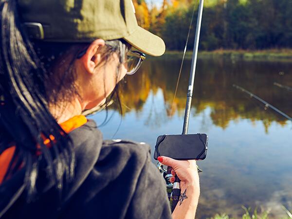 Deeper Smartphone Houder – Bevestiging voor hengels 6/6
