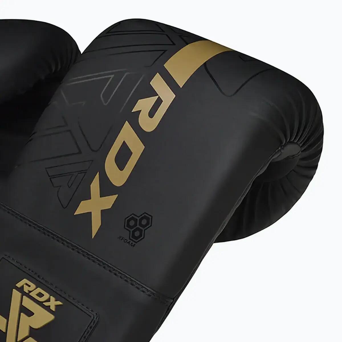 Gants de sac RDX F6 – Or Mat – Entraînement Boxe 2/8