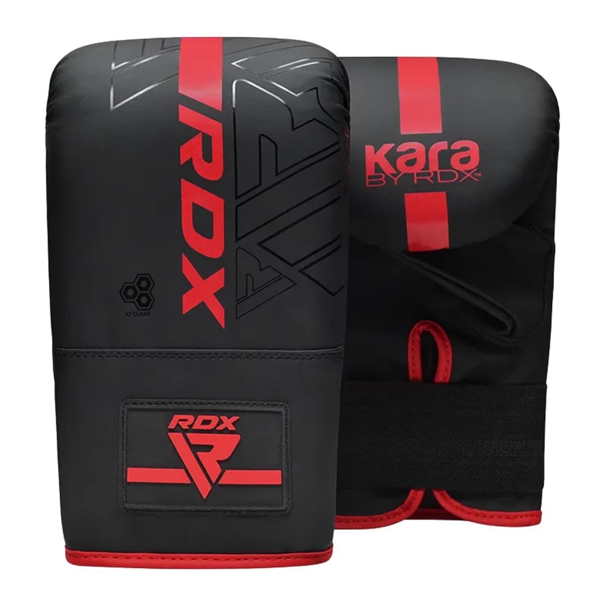 Gants de sac RDX F6 – Rouge Mat – Entraînement Boxe 2/5