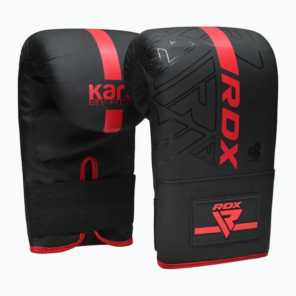 RDX F6 Boxing Bag Mitts – Red Matte – Training