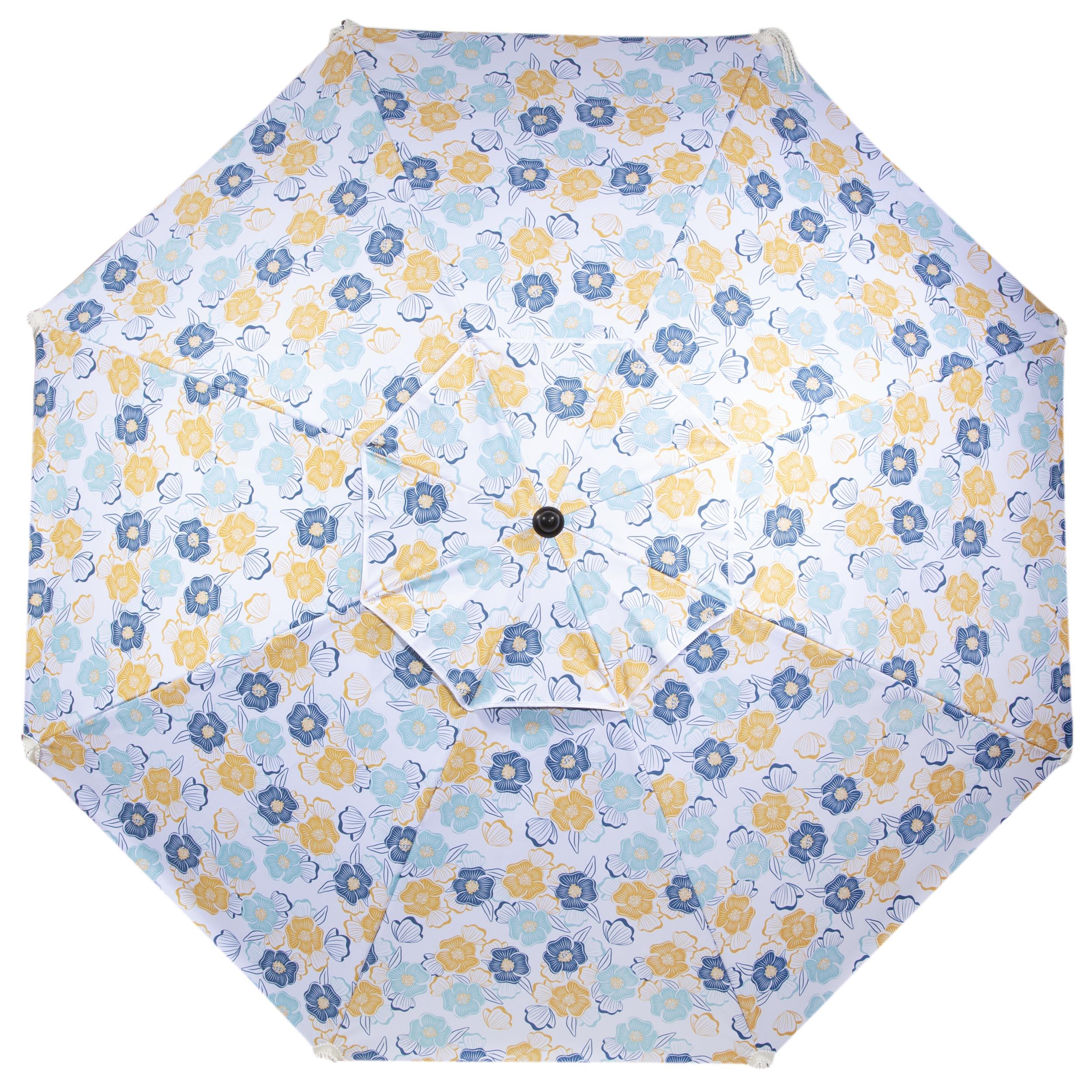 Sombrilla silla de jardín, estructura ultra resistente, anti-viento, ligera, 3/5
