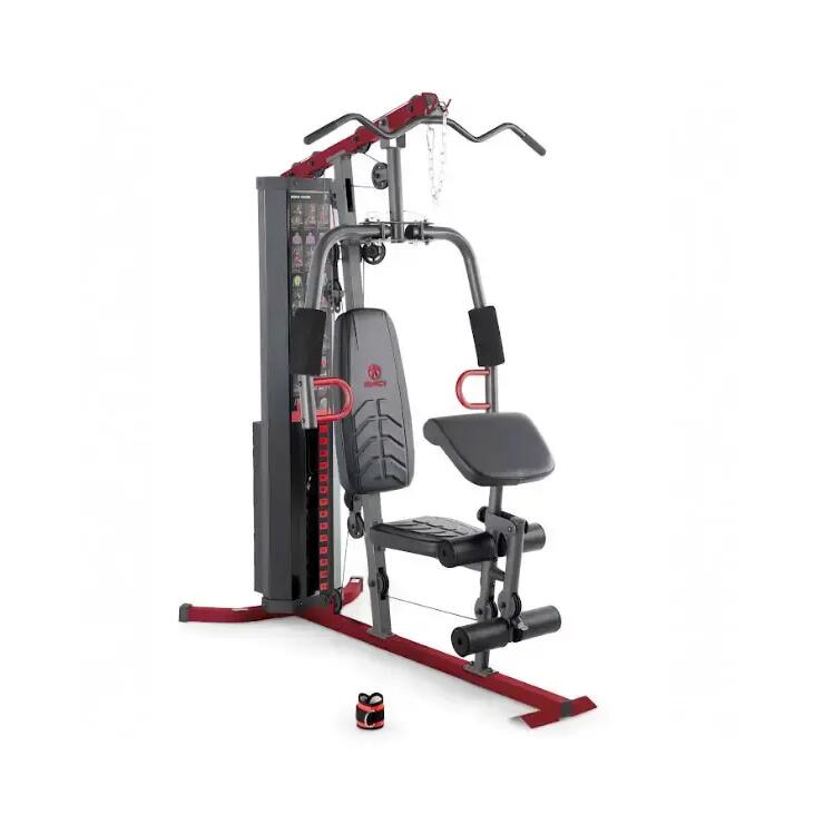 Compact Home Gym - Eclipse HG3000 - 68 kg Weight Stack - Black/Red