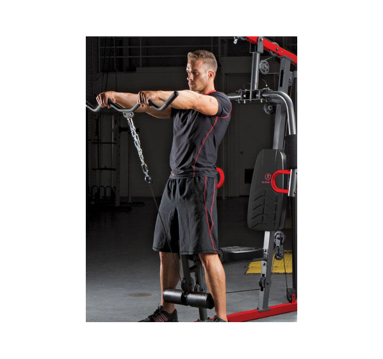 Multiestación Eclipse MWM7119 Compact Home Gym - Negra y roja 6/7