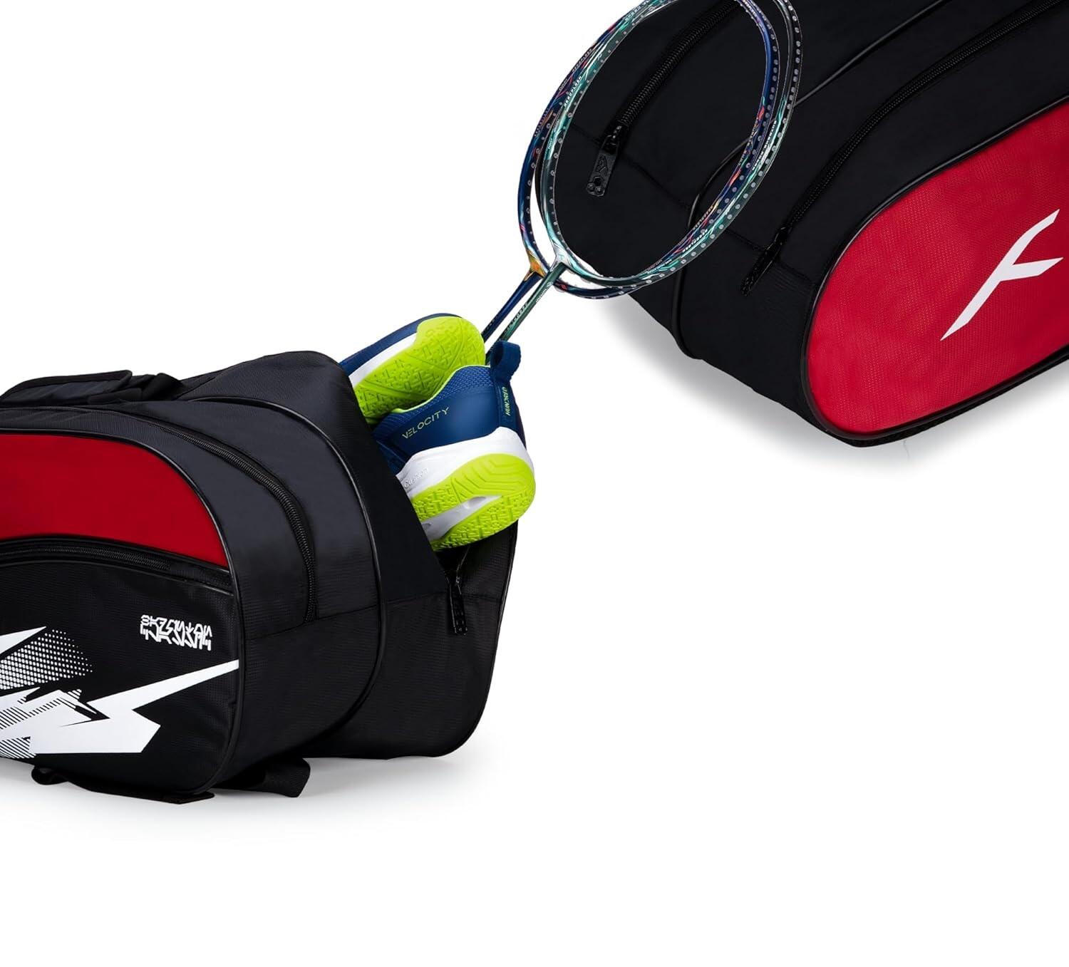 Badmintontasche - Cosmogear Groß geräumig für Schläger und Schuhe 3/7