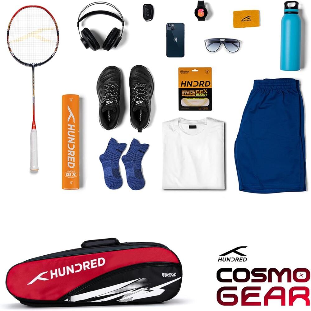 Badmintontasche - Cosmogear Groß geräumig für Schläger und Schuhe 5/7
