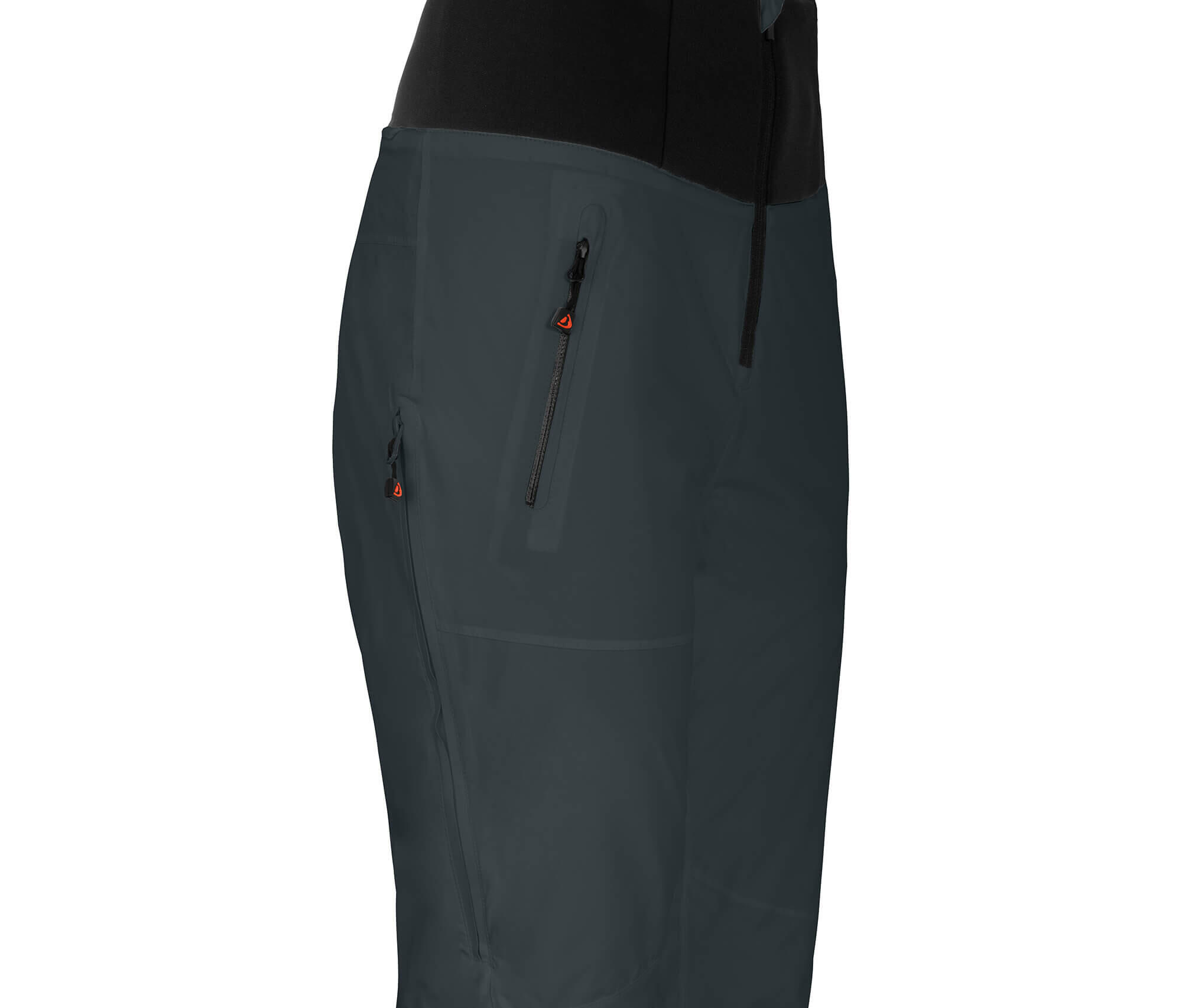Damen Skihose wattiert, 20000 mm Wassersäule grau 3/7