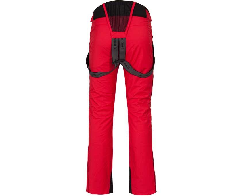 Herren Skihose warm wattiert, elastisch, wasserdicht Rot 2/6
