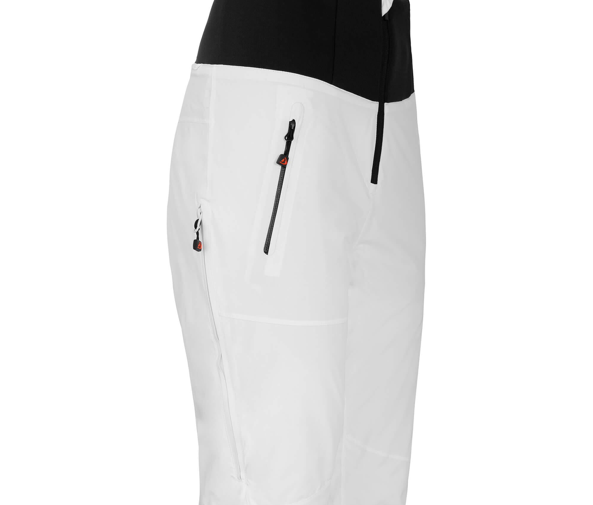 Damen Skihose wattiert, 20000 mm Wassersäule Weiß 3/7