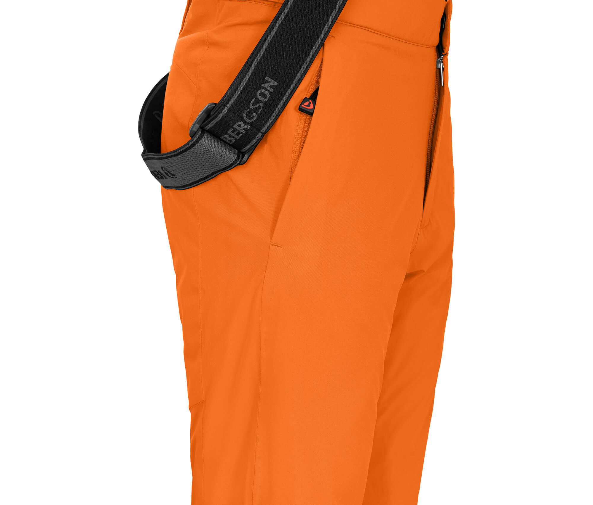 Kinder Skihose wattiert, 20000 mm Wassersäule Orange 3/6