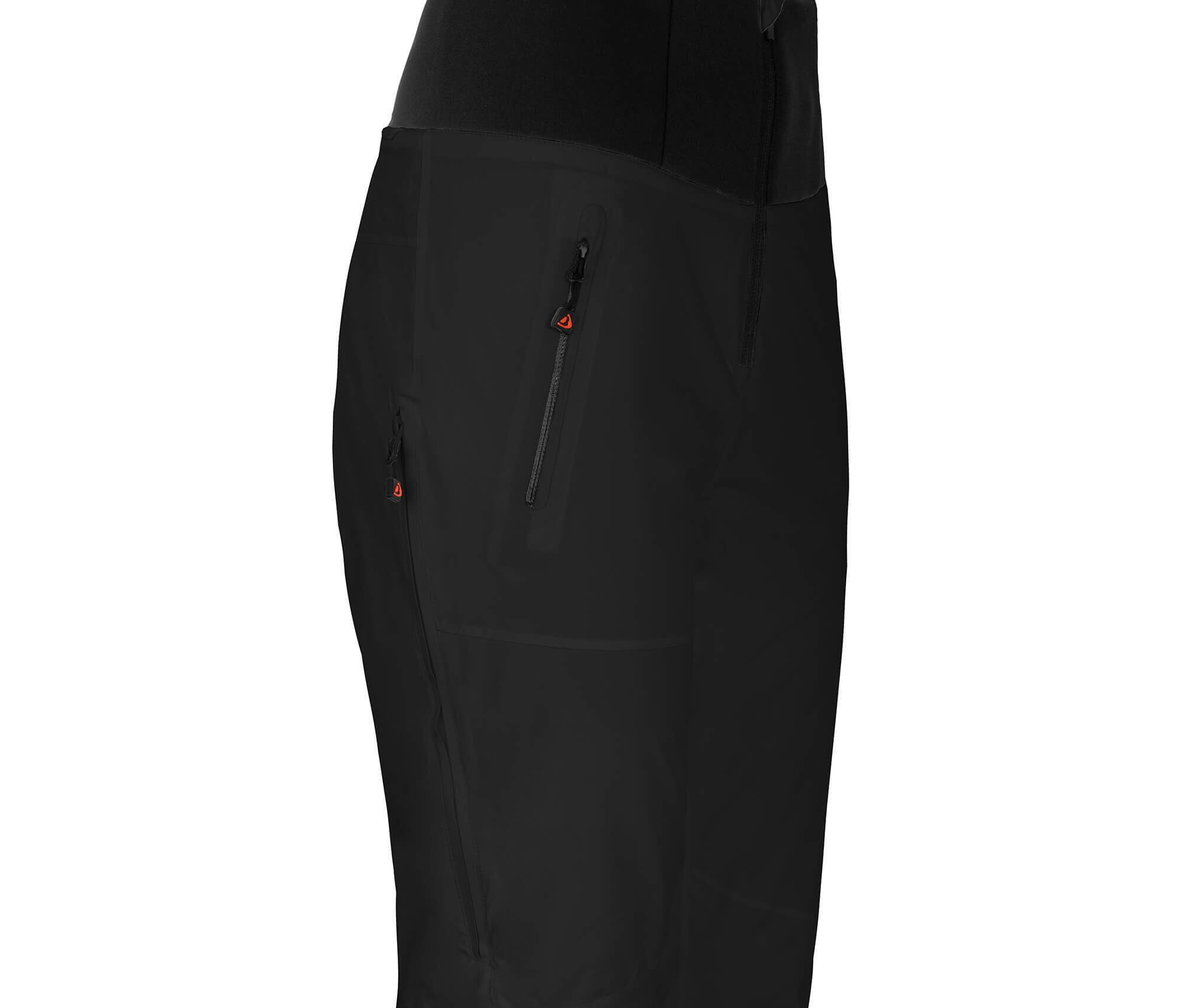 Damen Skihose wattiert, 20000 mm Wassersäule Schwarz 3/7