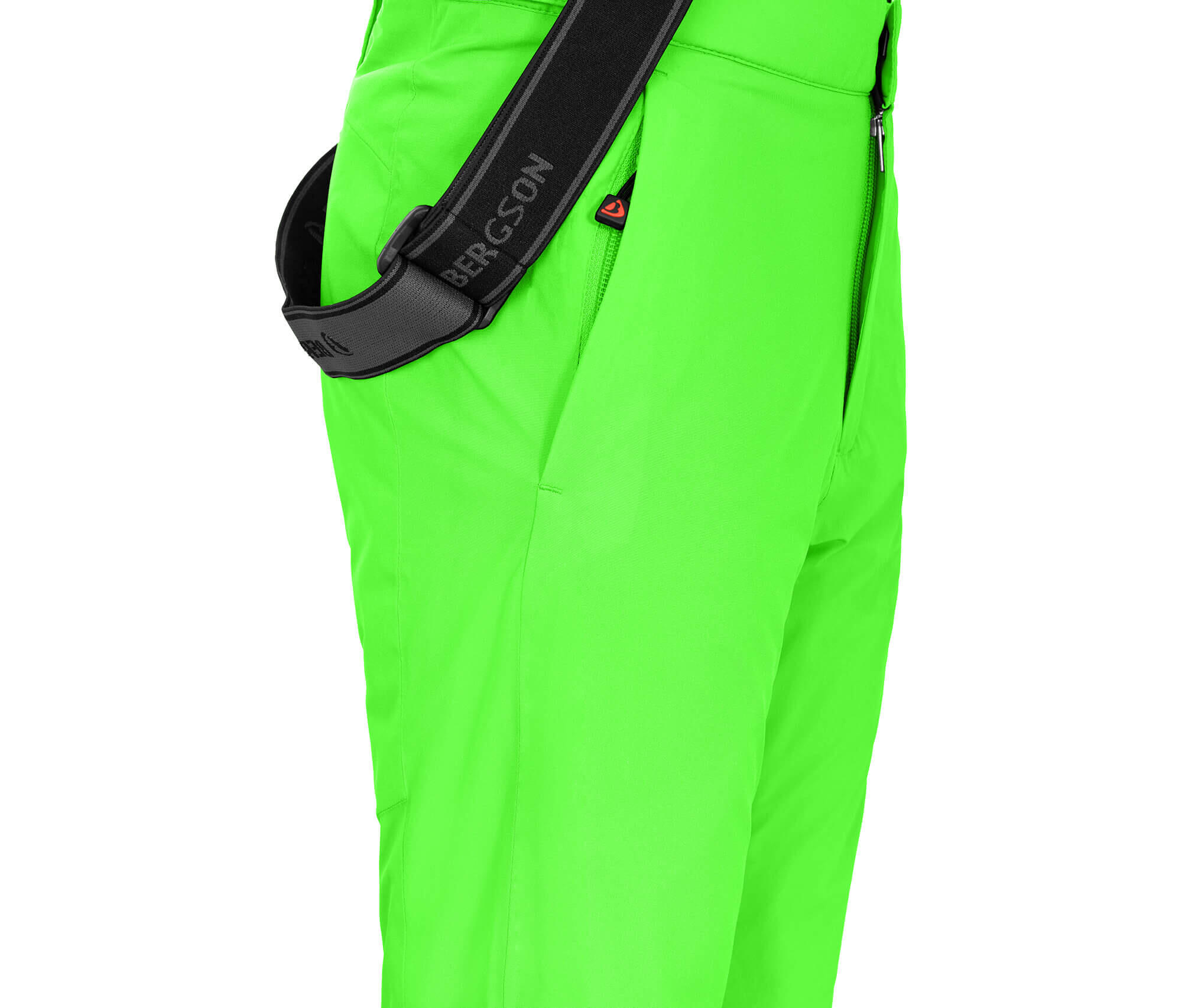 Kinder Skihose wattiert, 20000 mm Wassersäule Grün 3/5