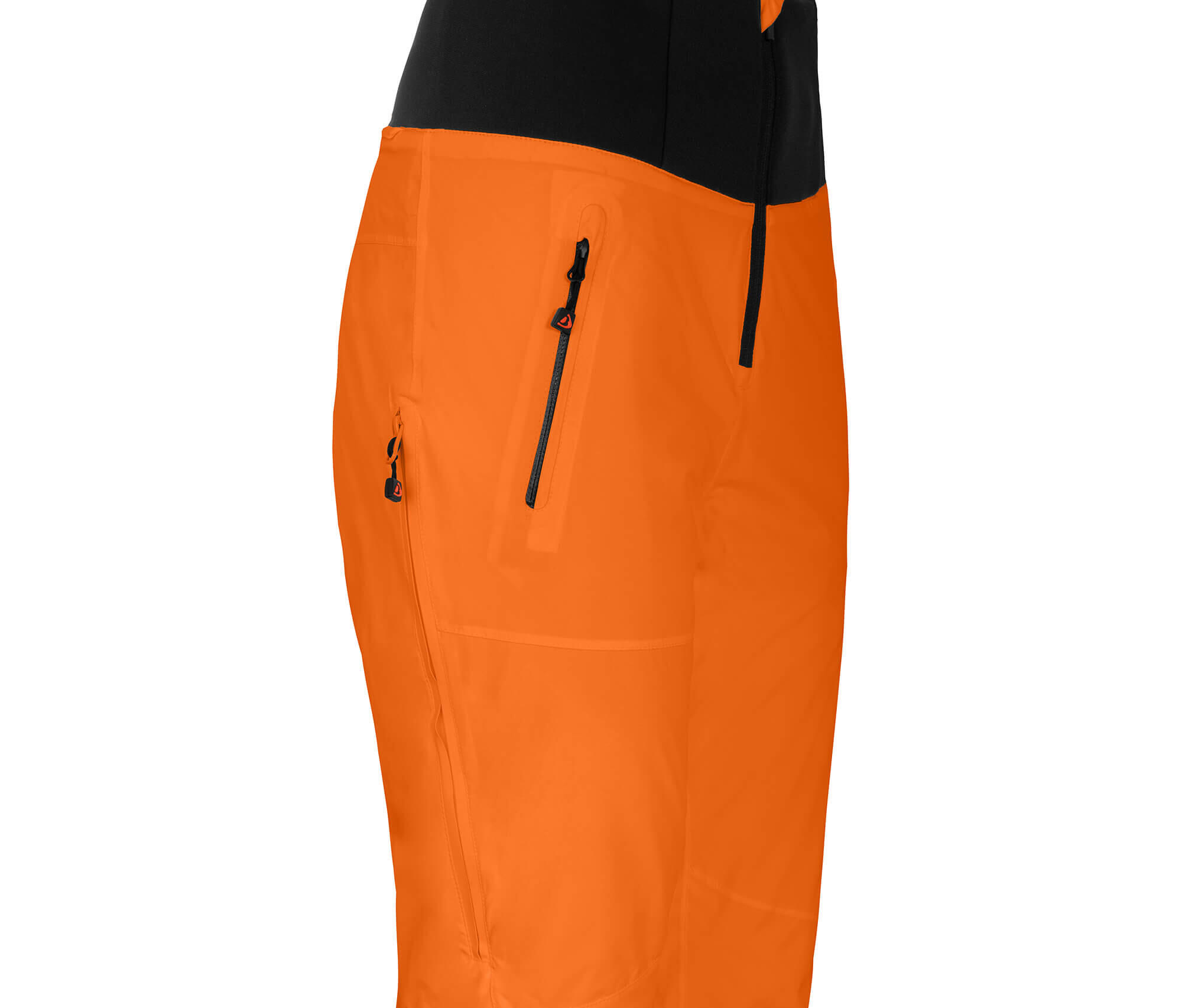 Damen Skihose wattiert, 20000 mm Wassersäule Orange 3/7