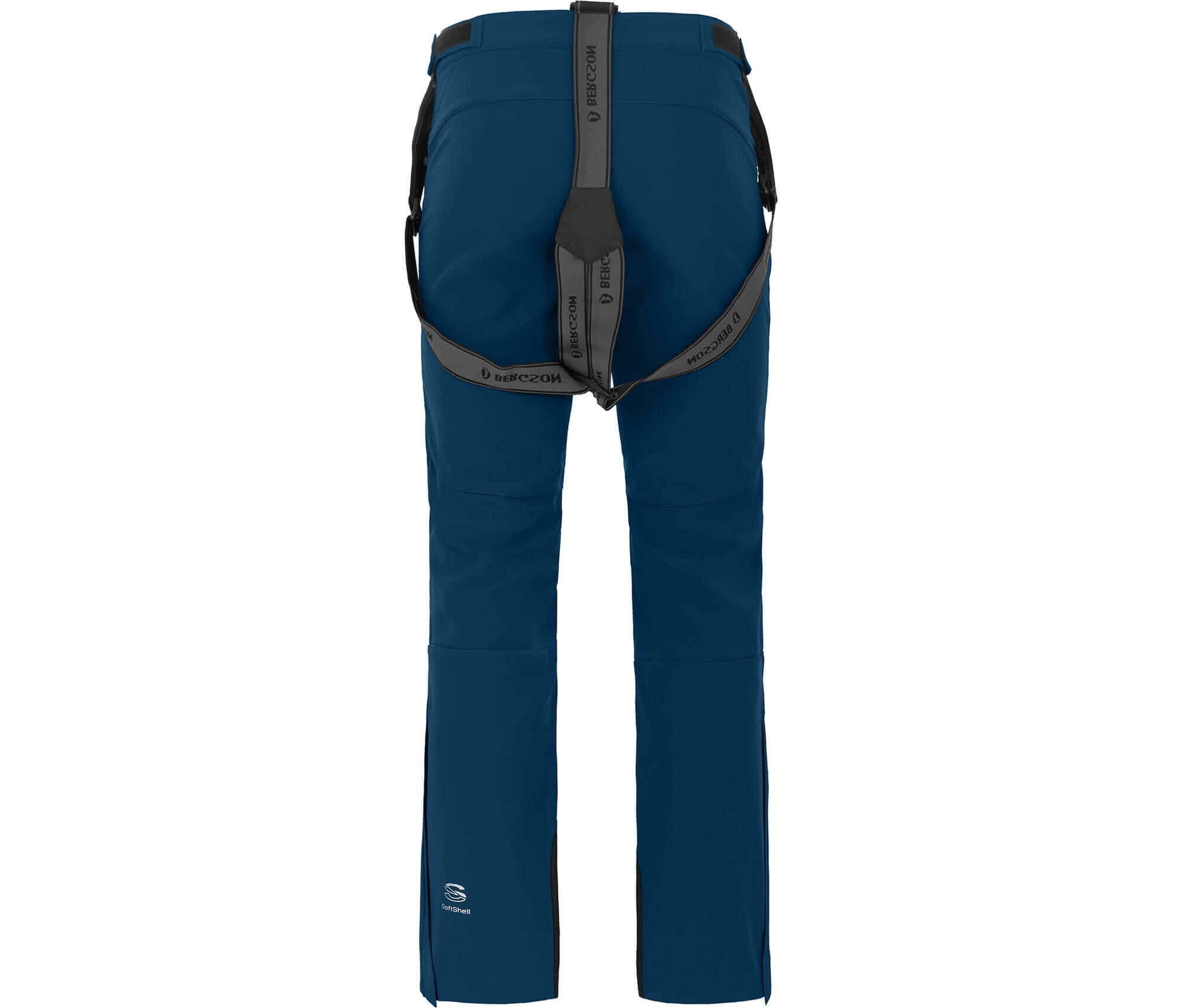 Herren Softshell Skihose winddicht, elastisch Blau 2/5
