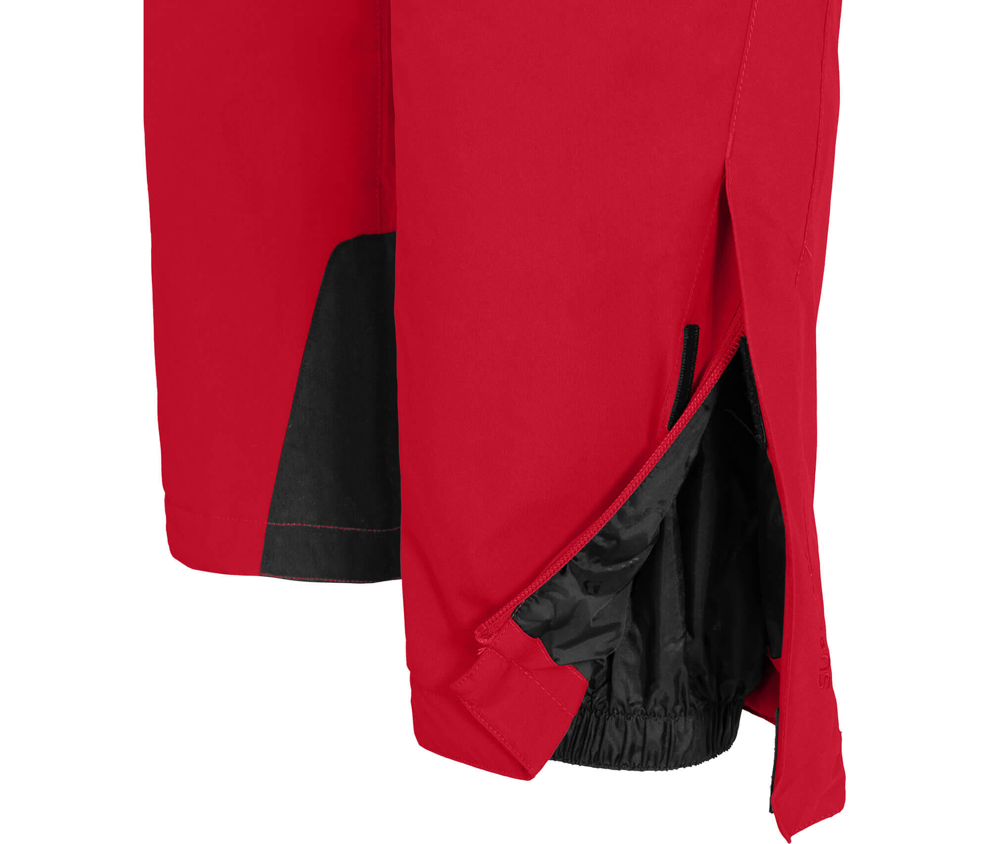 Herren Skihose warm wattiert, elastisch, wasserdicht Rot 5/6