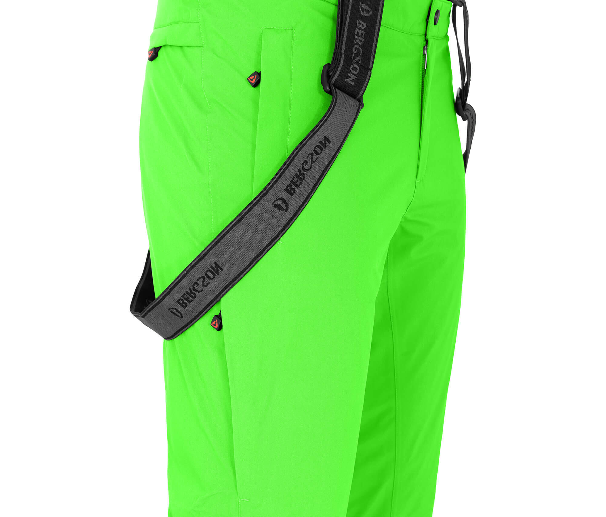 Herren Skihose wattiert, bielastisch, 20000 mm Wassersäule Grün 4/6