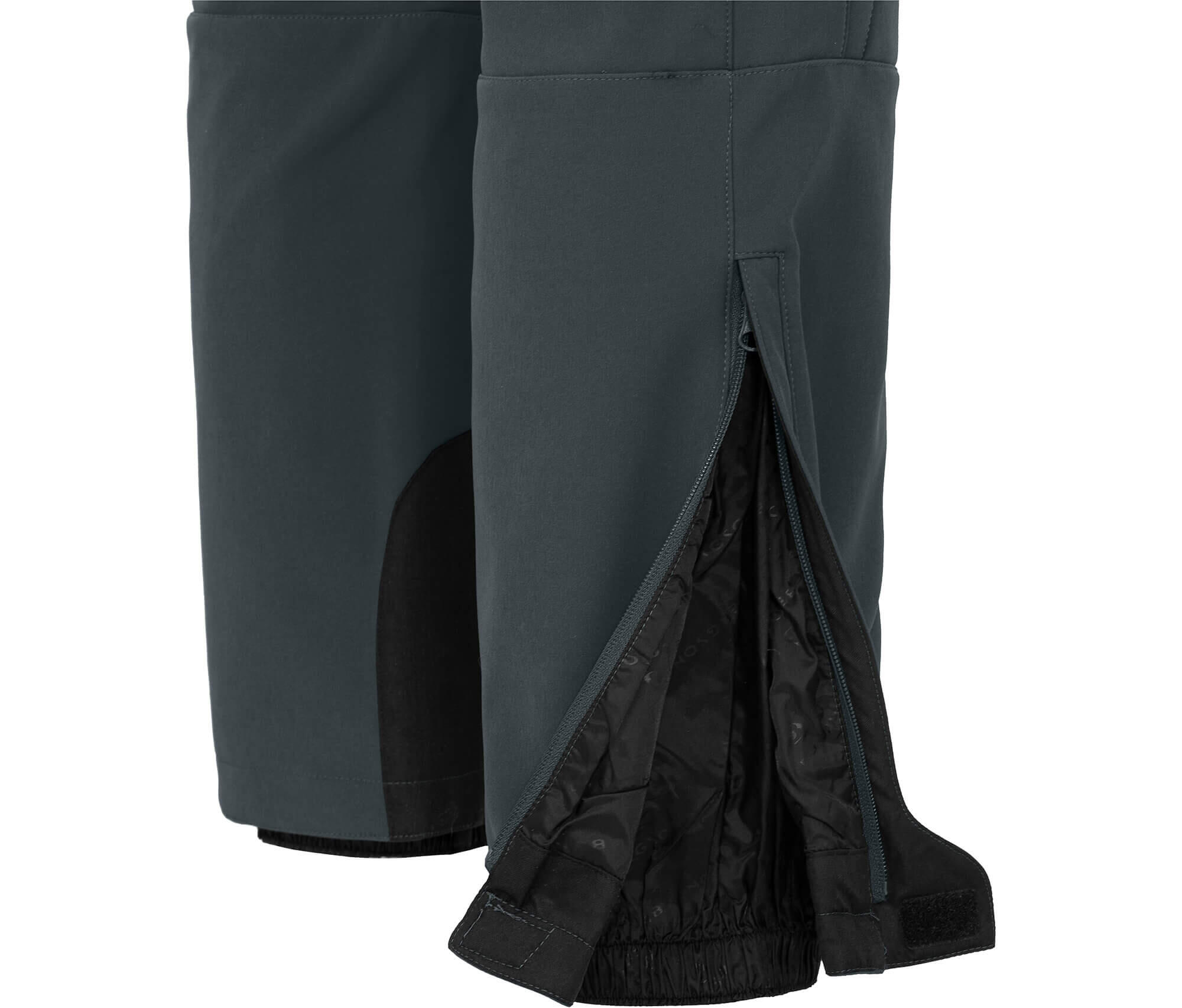 Herren Softshell Skihose winddicht, elastisch grau 4/5