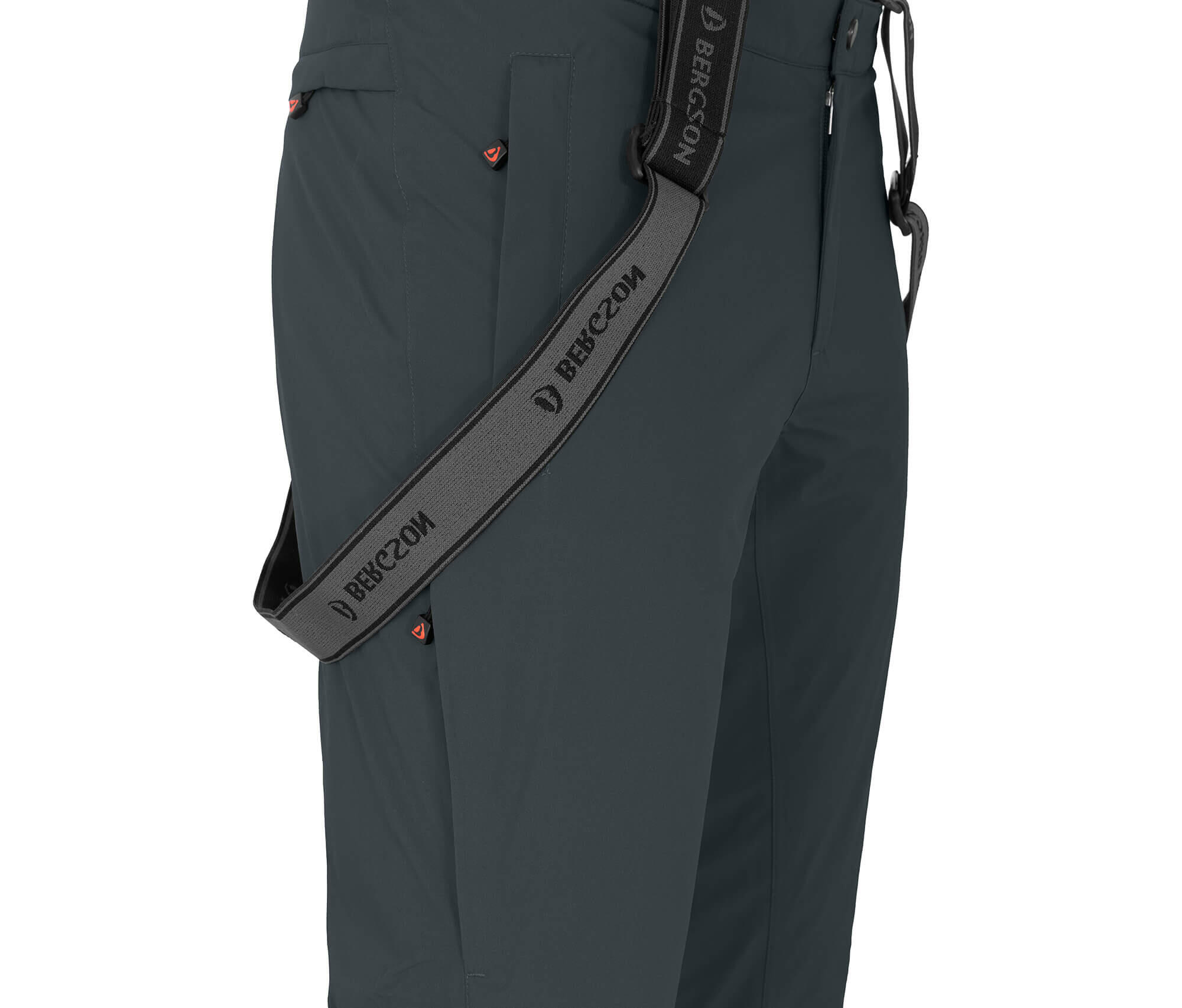 Herren Skihose wattiert, bielastisch, 20000 mm Wassersäule grau 4/6