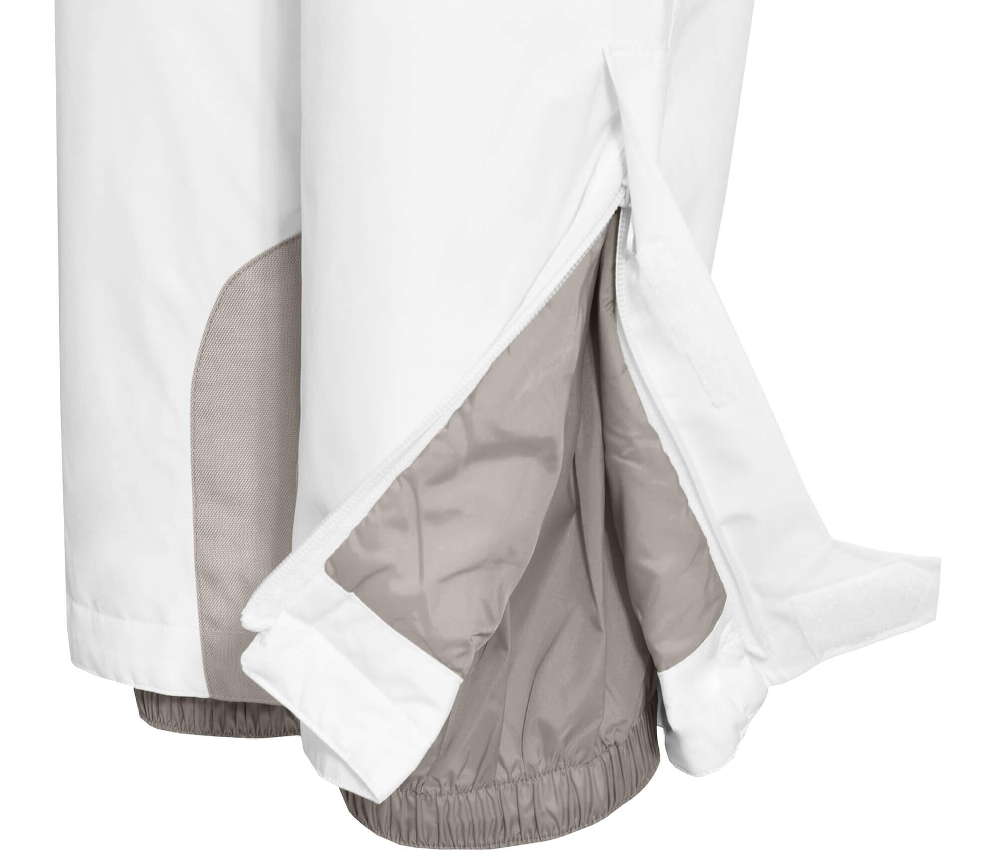 Damen Skihose wattiert, 20000 mm Wassersäule Weiß 4/7
