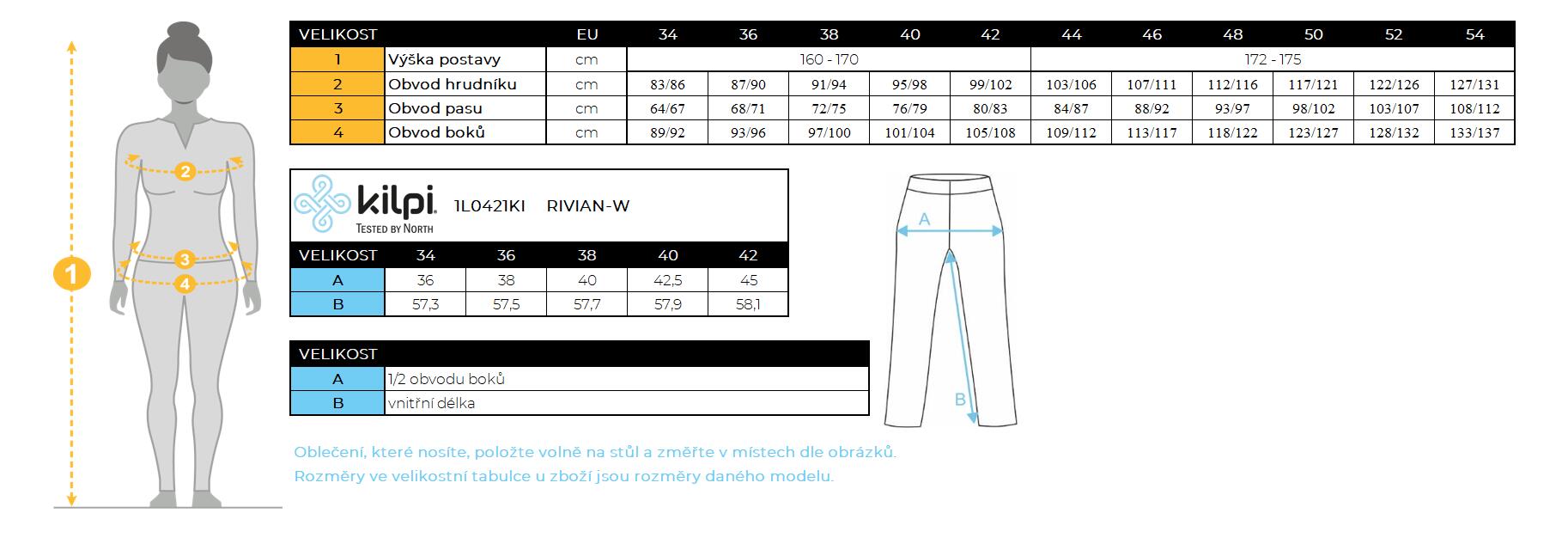 Mallas de entrenamiento para mujer Kilpi RIVIAN-W 5/5