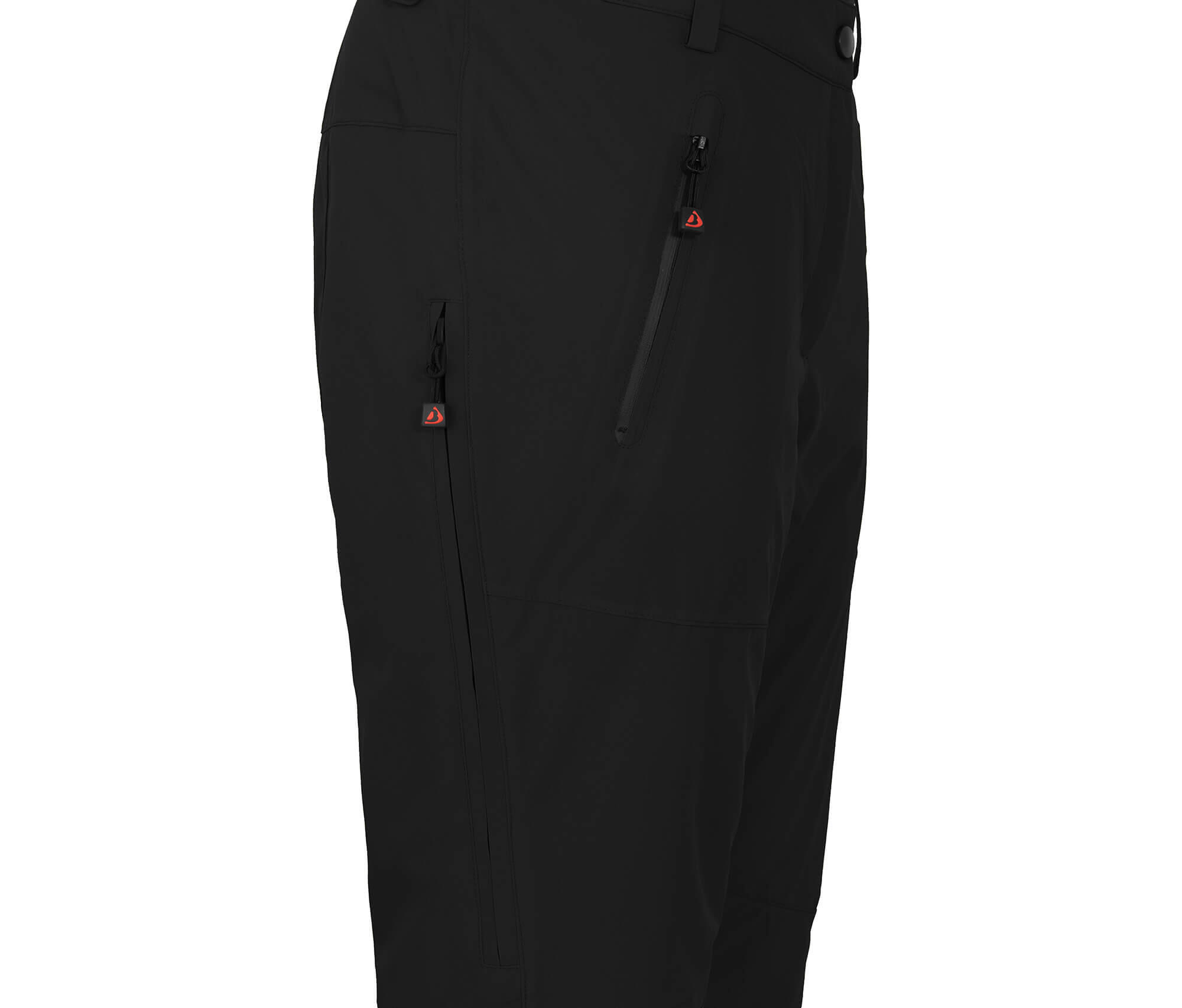 Damen Skihose wattiert, 20000 mm Wassersäule Schwarz 3/7
