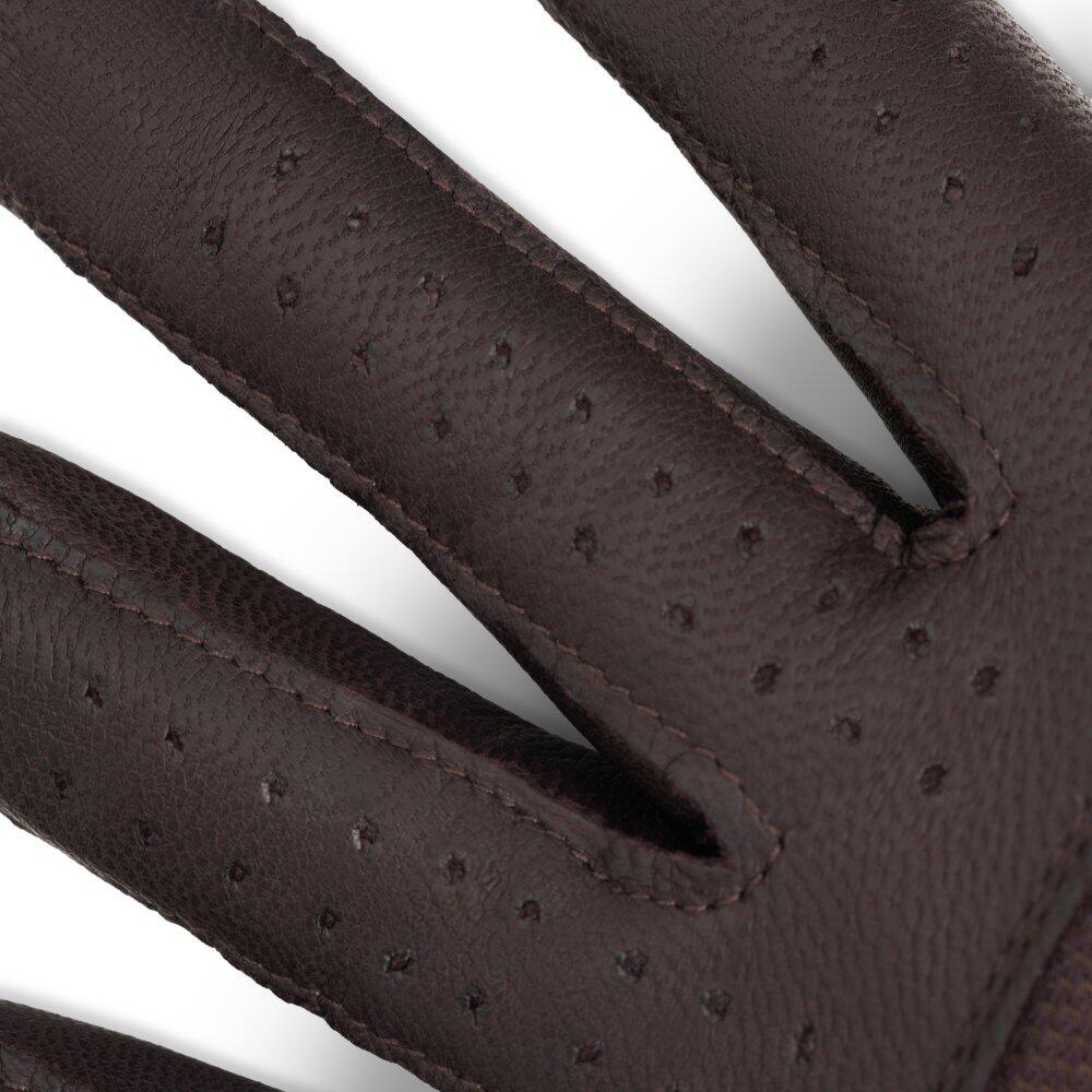 Herren und Damen Golf -handschuh Fescue Dark Brown Left Braun 5/7