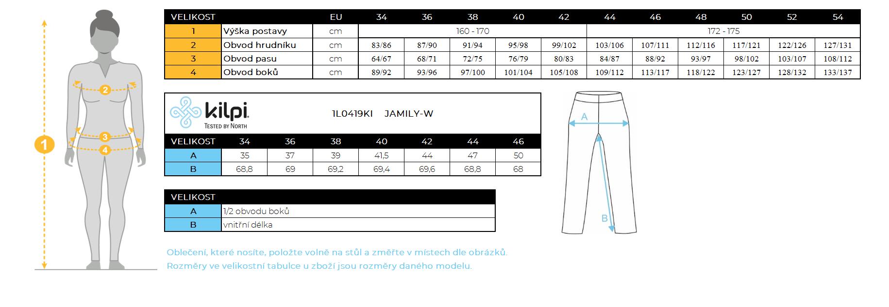 Legging de sport pour femme Kilpi JAMILY-W 5/5