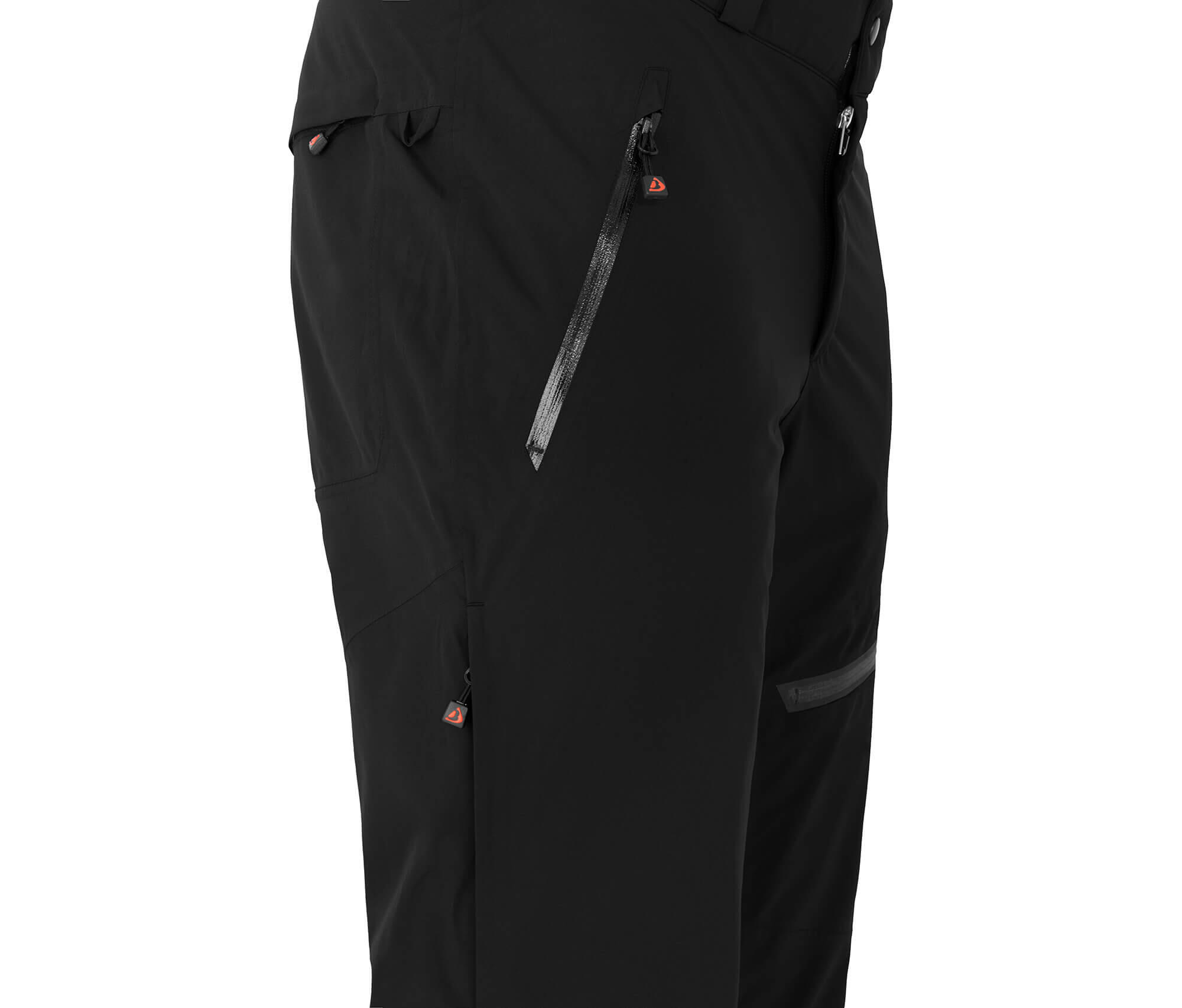 Herren Skihose sportlich, 20000 mm Wassersäule Schwarz 4/7