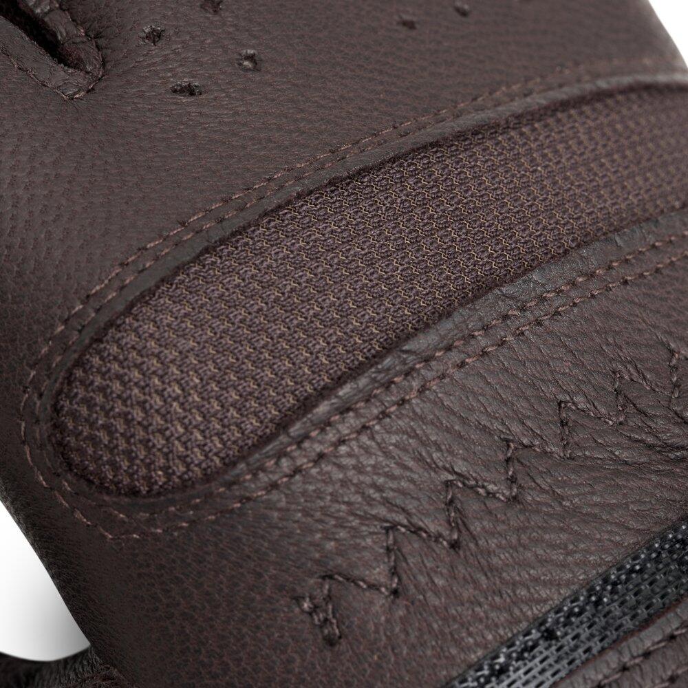 Herren und Damen Golf -handschuh Fescue Dark Brown Right Braun 4/7