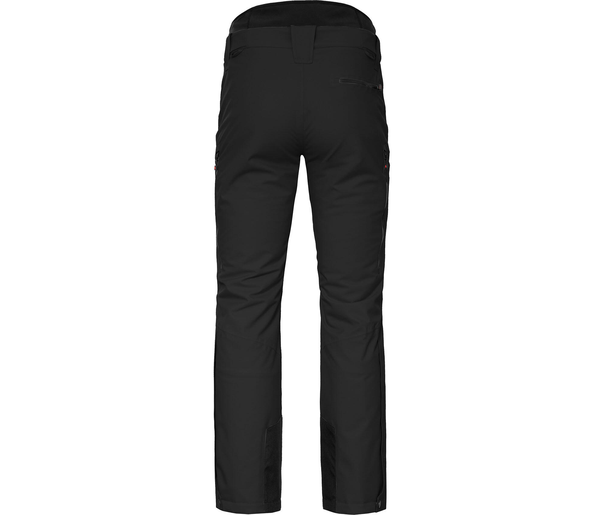Herren Skihose wattiert, recycelt, 20000 mm Wassersäule Schwarz 2/4