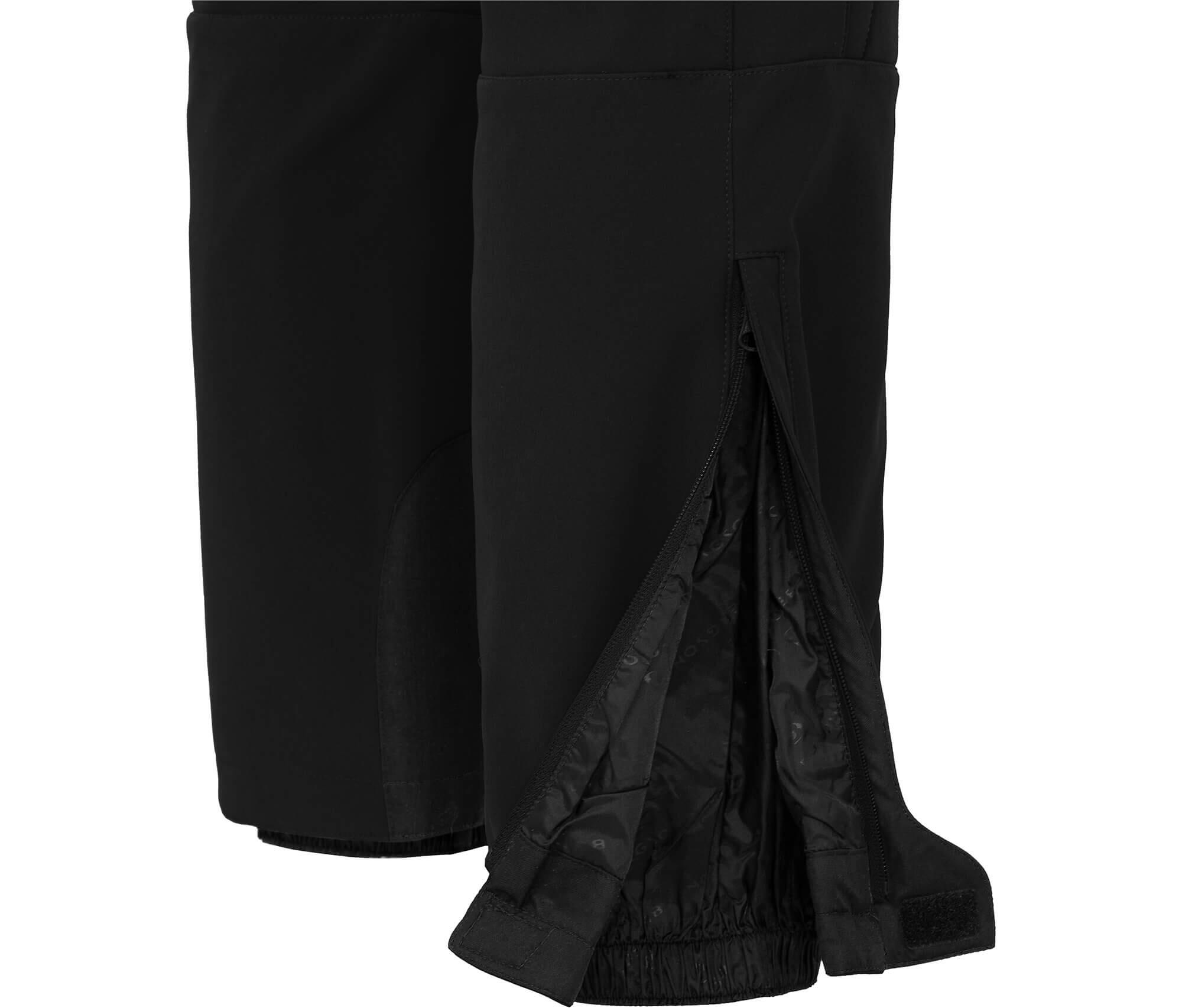 Herren Softshell Skihose winddicht, elastisch Schwarz 4/5