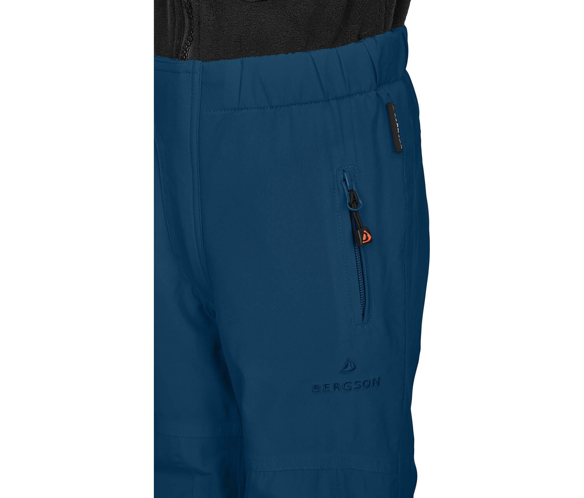 Kinder Skihose wattiert, 20000 mm Wassersäule Blau 4/5